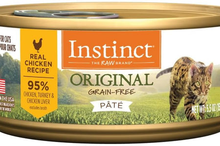 Grain Free Wet Cat Food Pate, Original Recipe Natural Canned Cat Food
