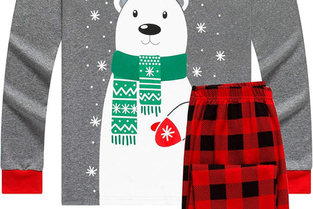 Christmas Family Matching Red Holiday Pajama PJ Sets