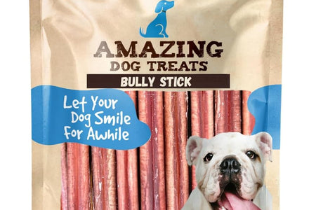 Bully Sticks 6 & 7 Inch Regular Size - Premium Bully Stick Dog Chews - Long Lasting Bully Sticks for Dogs - Best Bully Stick Dog Bone - No Hide Dog Chews