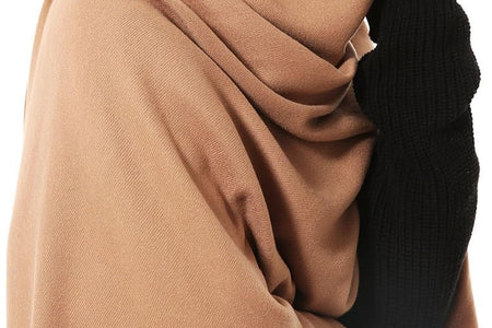 Womens Thick Soft Pashmina Shawl Wrap Scarf Warm Solid Color Stole