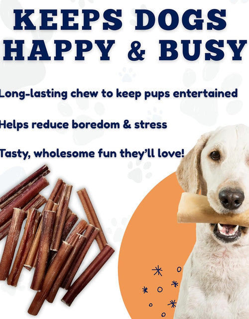 Load image into Gallery viewer, Bully Sticks 6 &amp; 7 Inch Regular Size - Premium Bully Stick Dog Chews - Long Lasting Bully Sticks for Dogs - Best Bully Stick Dog Bone - No Hide Dog Chews
