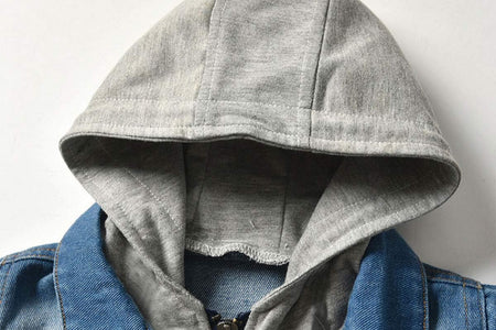 Baby Boys Girls Denim Jacket Kids Toddler Button down Jeans Jacket Top Coat Outerwear