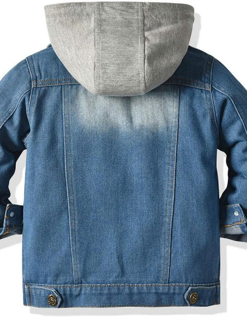 Load image into Gallery viewer, Baby Boys Girls Denim Jacket Kids Toddler Button down Jeans Jacket Top Coat Outerwear
