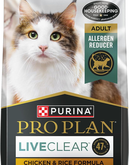 Load image into Gallery viewer, Allergen Reducing, High Protein Cat Food, LIVECLEAR Chicken and Rice Formula - 16 Lb. Bag
