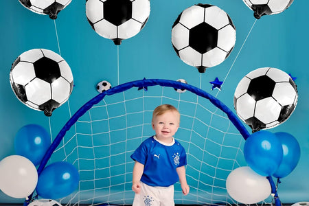 6 Pieces, 18 Inch Soccer Balloons - Soccer Party Decorations | Soccer Birthday Party Supplies | Soccer Birthday Balloons for Soccer Party Decorations | Soccer Ball Balloons for Gender Reveal Decor