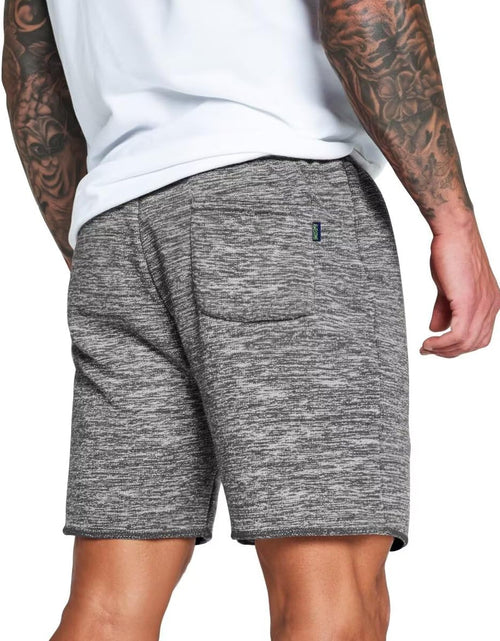 Load image into Gallery viewer, Mens Lounge Shorts Knit Terry Cloth Drawstring Athletic Sweat Shorts with Pockets 6 Inch

