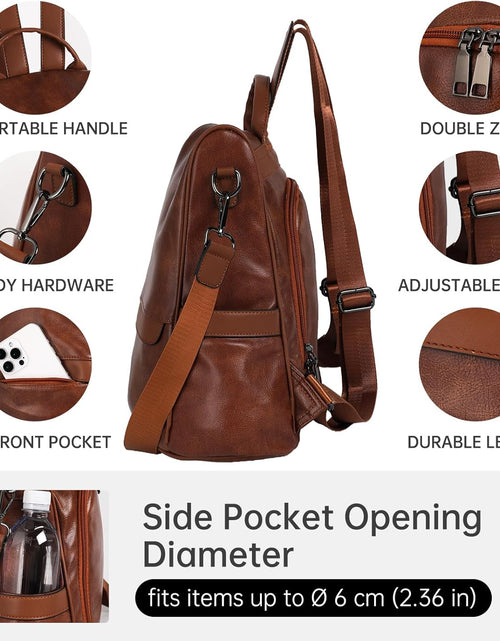 Load image into Gallery viewer, Women Backpack Purse PU Leather Anti-Theft Casual Shoulder Bag Fashion Ladies Satchel Bags
